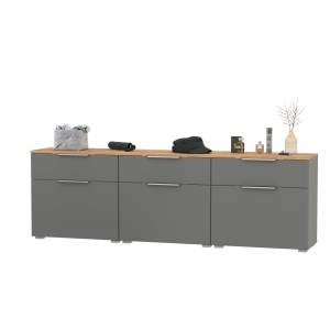 Три обувницы Октава 16.127 цвет серый графит/дуб крафт золотой