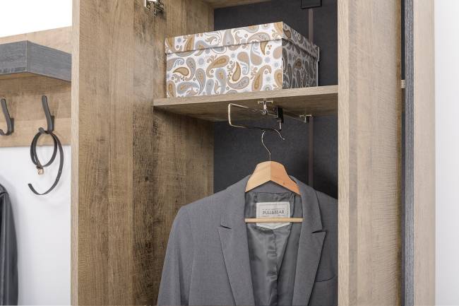 Набор мебели для прихожей из шести предметов Трувор цвет дуб гранж песочный/интра