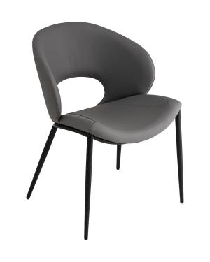 Стул Вивьен экокожа серый