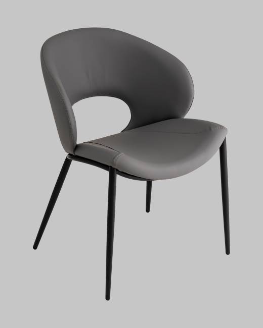 Стул Вивьен экокожа серый