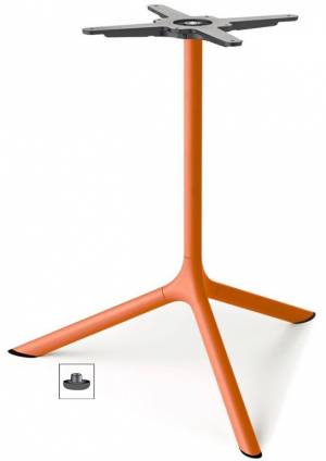 Подстолье металлическое Tripe Maxi терракотовый Ø790х730 мм