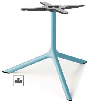 Подстолье металлическое Tripe Maxi голубой Ø790х500 мм