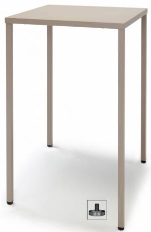 Стол барный металлический Summer тортора 700х700х1100 мм