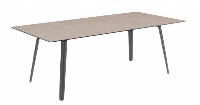 Стол ламинированный Squid антрацит, тортора шпатель 2090х1000х730 мм