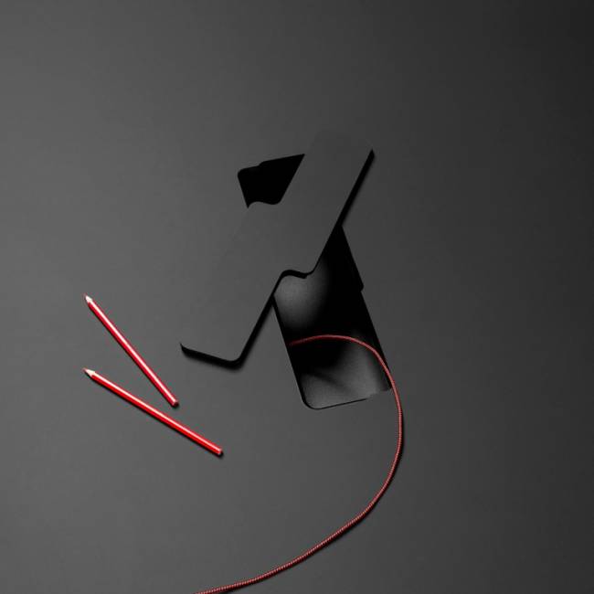 Стол ламинированный с каналом для протяжки проводов Squid OF антрацит, черный fenix 2990х1200х730 мм