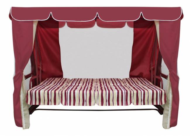 Садовые качели четырехместные "Элит" Люкс Плюс, Бордо