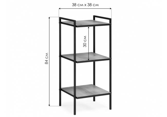 Таймон бетон / черный