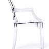 Кресло MEDALION (мод. 922) пластик, 56,5*53,2*92,5см, прозрачный (Комплект из 4 шт.) прозрачный пластик