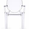 Кресло MEDALION (мод. 922) пластик, 56,5*53,2*92,5см, прозрачный (Комплект из 4 шт.) прозрачный пластик