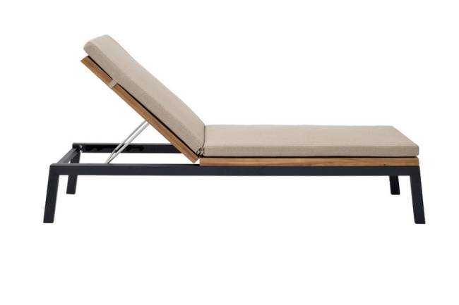 Шезлонг из алюминия АЛЬТО