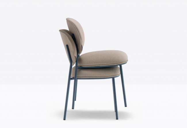 Стул металлический с обивкой Stiel 525х540х810 мм