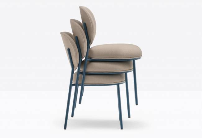 Стул металлический с обивкой Stiel 525х540х810 мм