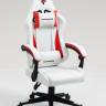 Кресло спортивное TopChairs Phantom бело-красный
