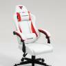 Кресло спортивное TopChairs Phantom бело-красный