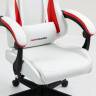 Кресло спортивное TopChairs Phantom бело-красный