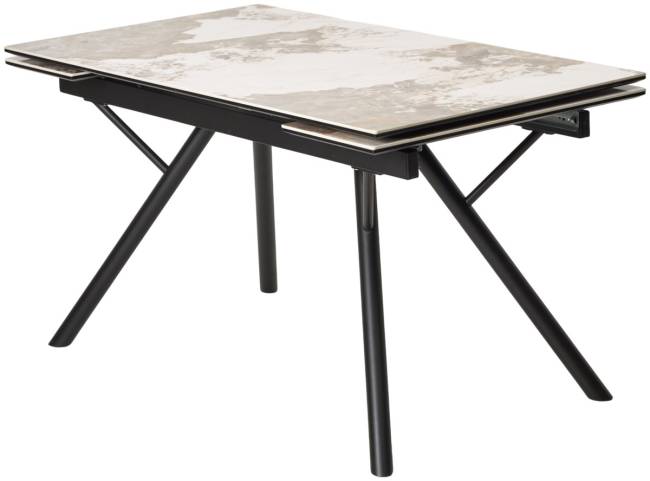 Стол ЛИБЕРТИ 140 Pandora, керамика / Латте каркас М-City