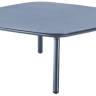 Столик металлический кофейный Venice синий 800х800х370 мм