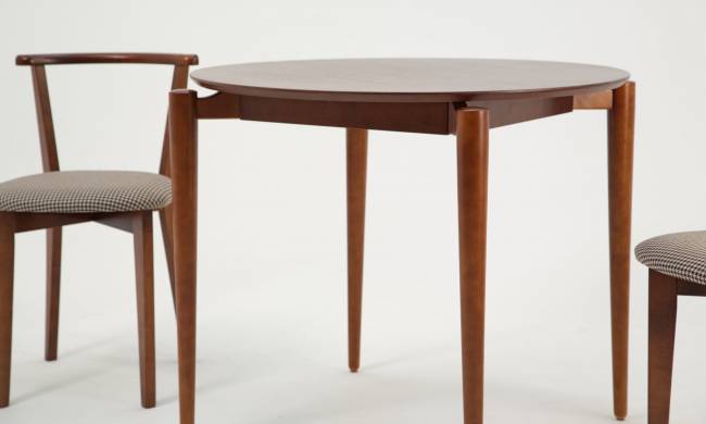 Стол Pawook К 90 орех со стульями Франк ПМ орех/гусиная лапка