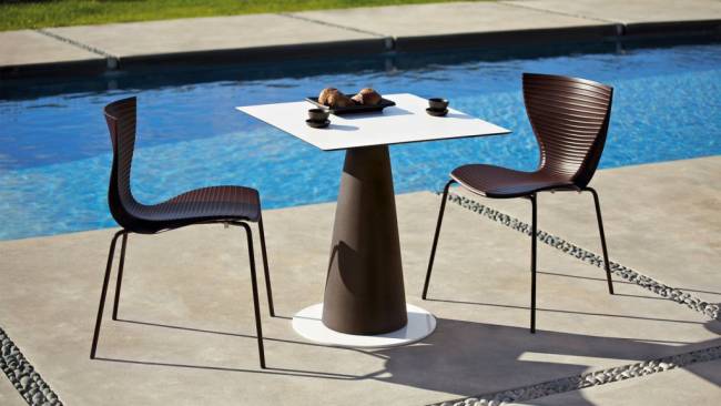 Стол из HPL пластика Hopla Standard 690х690х720 мм