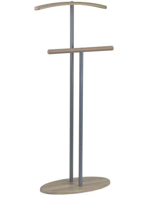 Вешалка костюмная Дэви 2 металлик/дуб сонома Вешалка костюмная Дэви 2 металлик/дуб сонома