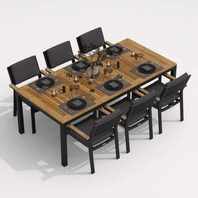 Стул BONTA антрацит - каркас карбон