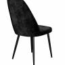 Стул DikLine 326 микровелюр M18 черный, ножки черные