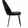Стул DikLine 326 микровелюр M18 черный, ножки черные