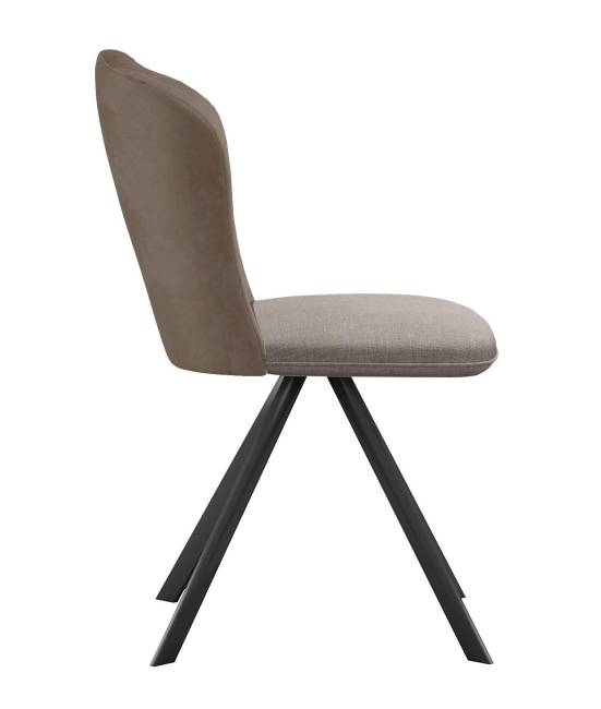 Стул DikLine 299 поворотный NS05 CAPPUCCINO/C43 капучино, ножки черные