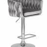 Стул барный DOBRIN MARCEL, серый велюр (MJ9-75)