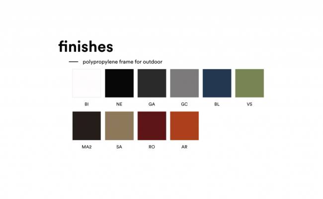 Кресло пластиковое Ara черный 595х560х830 мм