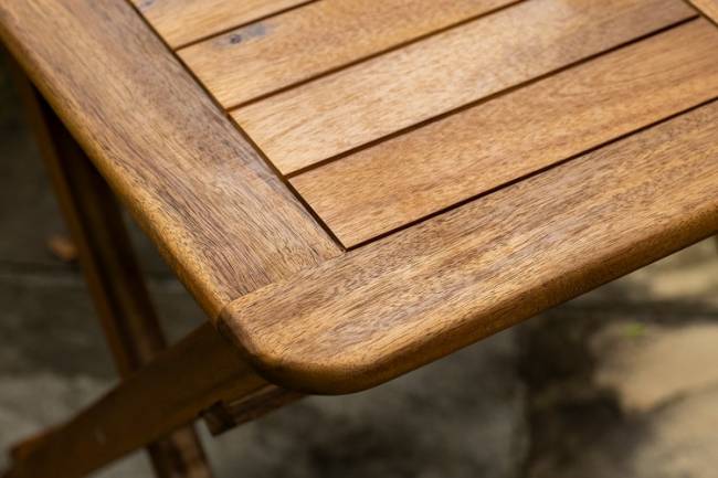 Кофейный комплект из акации KARO с высоким столом  Joygarden