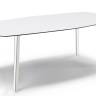 Стол ламинированный Squid алюминиевый, белый 2090х1080х730 мм
