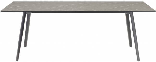 Стол ламинированный Squid антрацит, камень 2090х1000х730 мм