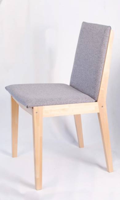 Стул Твит, Натуральное дерево/Серый