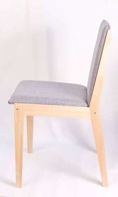 Стул Твит, Натуральное дерево/Серый