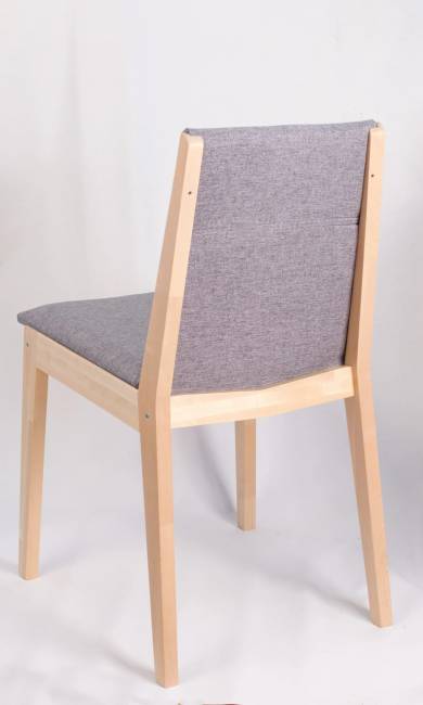 Стул Твит, Натуральное дерево/Серый