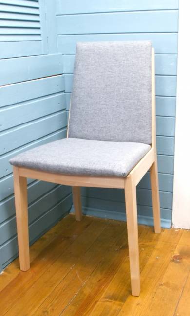 Стул Твит, Натуральное дерево/Серый