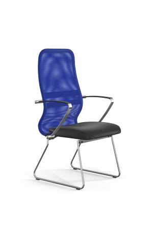 Кресло Sit 8 B2-9K - X1+Extra /Uh00/Wh12/K5cL(F55), синий-черный