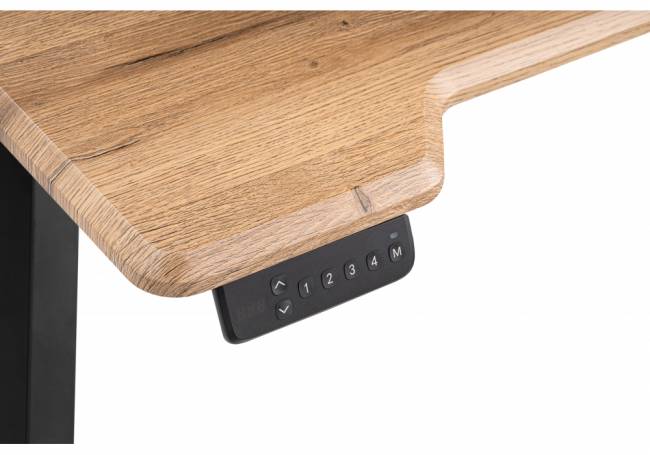 Маркос с механизмом подъема 140х80х75 дуб вотан / черный