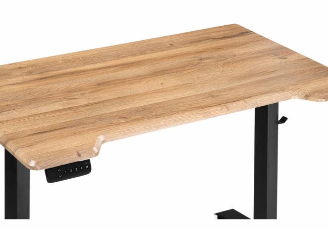 Маркос с механизмом подъема 140х80х75 дуб вотан / черный