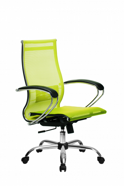 Кресло МЕТТА-9(MPRU)/подл.131/осн.003, лайм/лайм