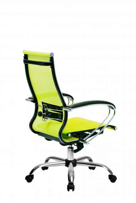 Кресло МЕТТА-9(MPRU)/подл.131/осн.003, лайм/лайм