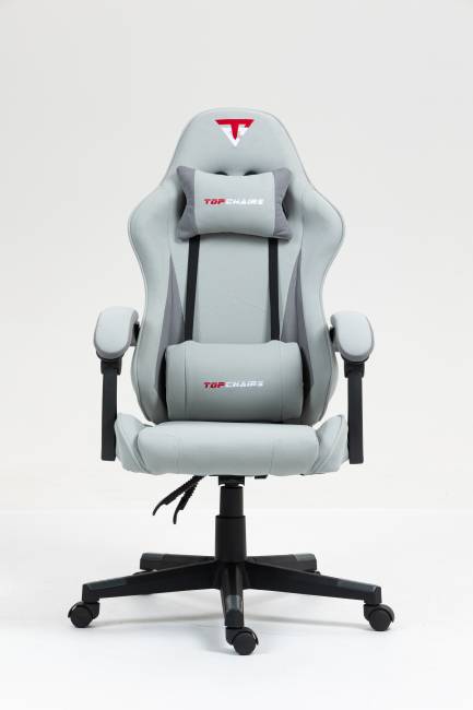Кресло спортивное TopChairs Phantom серо-голубой