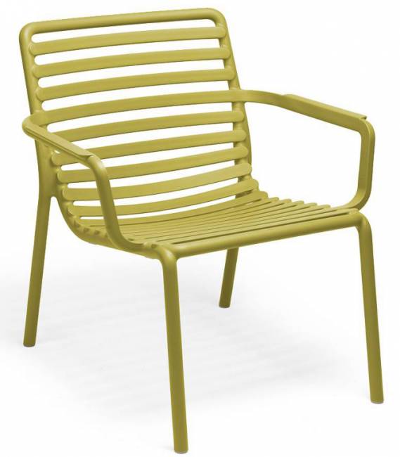 Лаунж-кресло пластиковое Doga Relax грушевый 700х755х760 мм