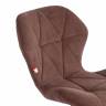 Кресло SELFI коричневый флок