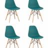 Стул Eames Style DSW темно-бирюзовый x4