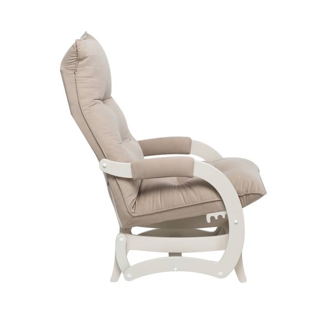 Кресло-маятник Leset Луно Слоновая кость V18 бежевый