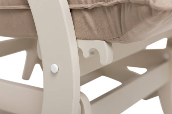 Кресло-маятник Leset Луно Слоновая кость V18 бежевый