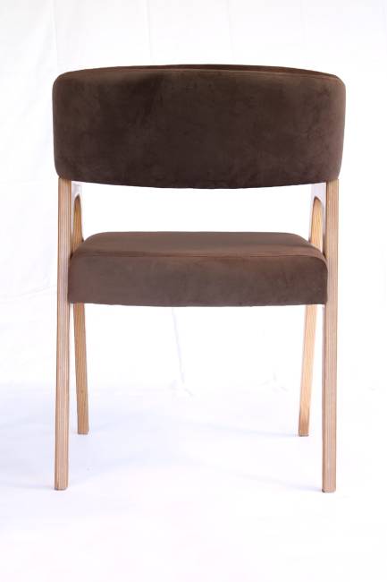 Стул-кресло Бакки натур/ коричневый