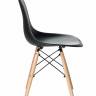 Стул обеденный DOBRIN DSW, ножки светлый бук, цвет чёрный (B-03)